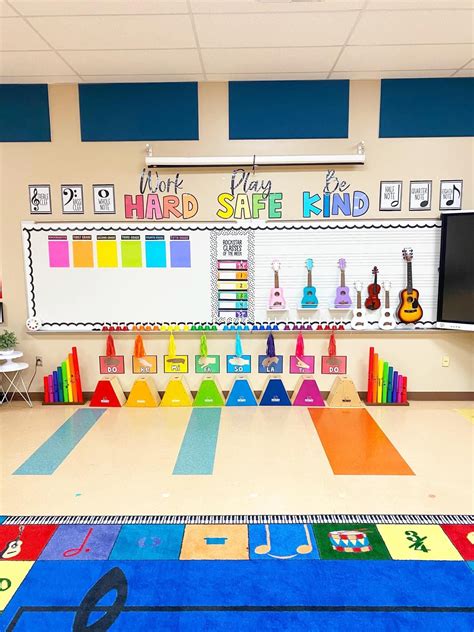 Colorful Music Classroom Decor and Activities