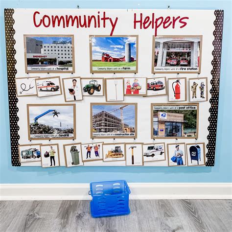 Community Helpers Bulletin Board For Toddlers