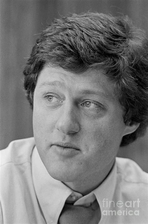 Portrait Of Bill Clinton As Governor by Bettmann