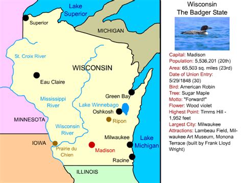 Wisconsin Interactive Map