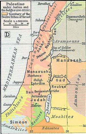 Ancient Palestine Map