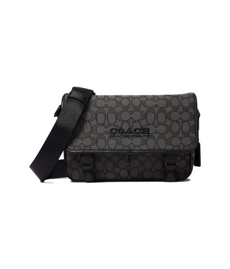 COACH League Messenger Bag In Signature Jacquard in Black for Men | Lyst