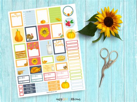 November Planner Inspiration - Easy Crafts 101