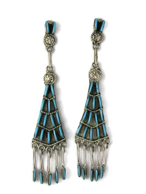 Turquoise Earrings | Native American Turquoise Earrings