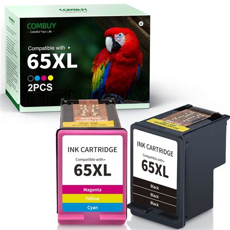 65XL Ink Cartridge for HP Ink 65 65XL for HP Printer for HP Deskjet 3772 3752 3755 Envy 5055 ...