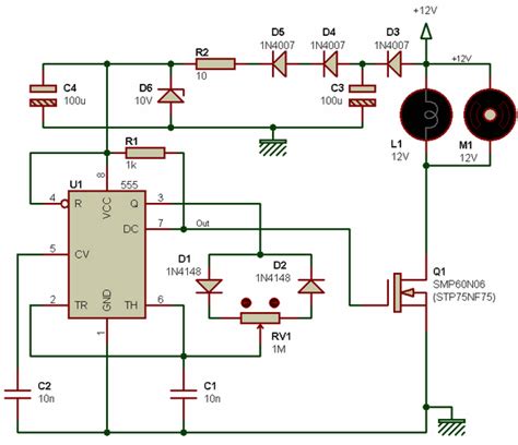 pwm circuit diagram using 555 - IOT Wiring Diagram