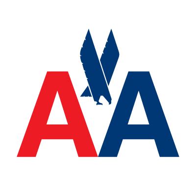 AA American Airlines logo vector in (.EPS, .AI, .CDR) free download