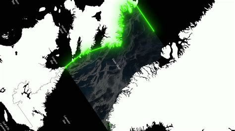 Davis Strait Map 32308551 Stock Video at Vecteezy