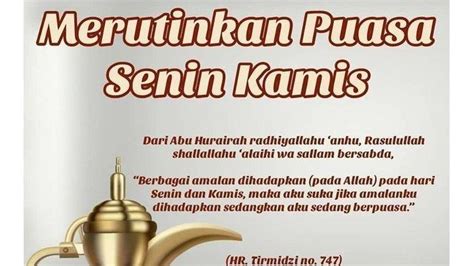 Niat Puasa Senin Kamis untuk Meminta Sesuatu Kepada Allah SWT - Bangkapos.com