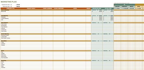 Marketing Schedule Template Excel – printable schedule template