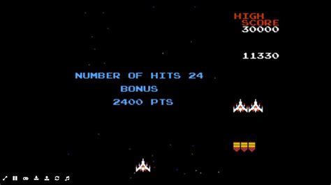 Galaga Gameplay - YouTube