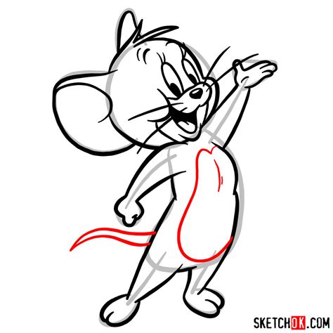 How To Draw Jerry The Mouse From Tom And Jerry Izimler Boyama | The ...