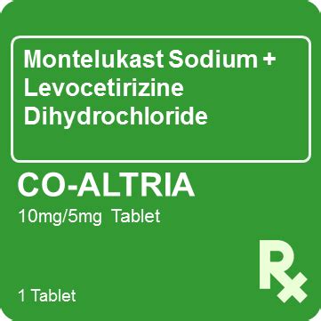 Co-Altria 10mg / 5mg 1 Tablet - St. Joseph Drug - Online Store