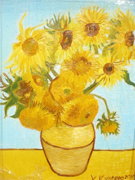 Van Gogh Sunflowers Analysis - Sunflowers, 1888 Painting by Vincent Van ...