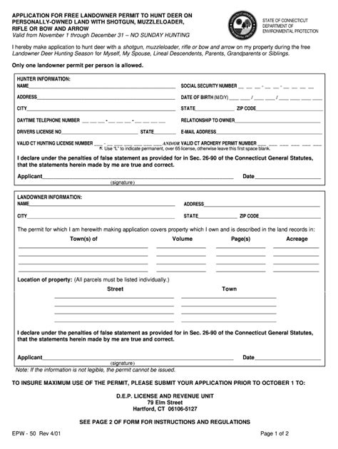 Ct Deep Hunting License 2001-2024 Form - Fill Out and Sign Printable PDF Template | airSlate SignNow