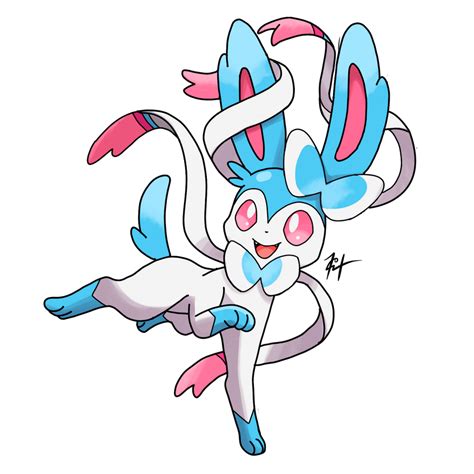 Shiny Sylveon by HarlequinWaffles on DeviantArt