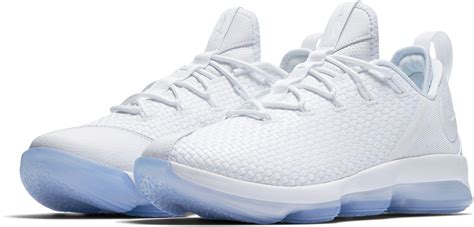 Nike Rubber Lebron 14 Low Basketball Shoes in White/White (White) for ...