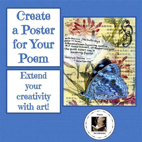 Create a Poster for Your Poem | Poetry posters, You poem, Writing poems