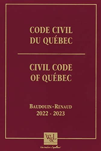 Code civil du Québec 2022 - 2023: CODE CIVIL DU QUEBEC 2022-2023 | Flyers Online