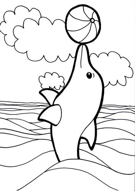 Free & Easy To Print Dolphin Coloring Pages | Dolphin coloring pages, Unicorn coloring pages ...