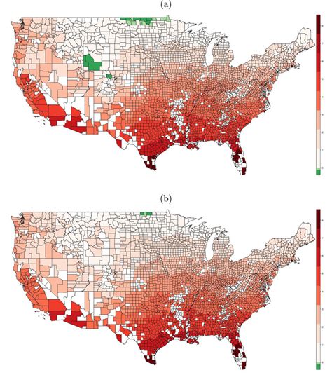 Projection of future crop failure rate increase under 3 ∘C warming. (a ...