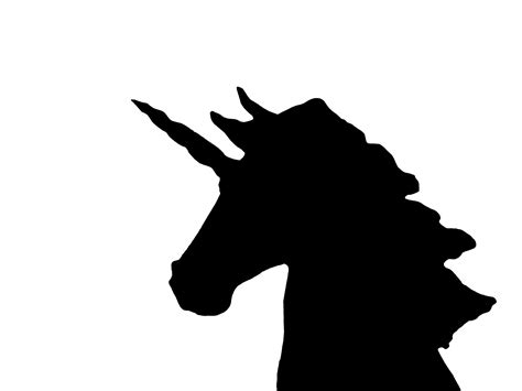 Unicorn Head Silhouette Free Stock Photo - Public Domain Pictures