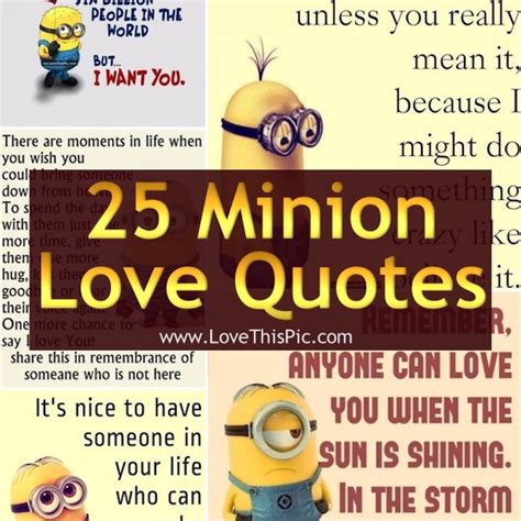 25 Minion Love Quotes