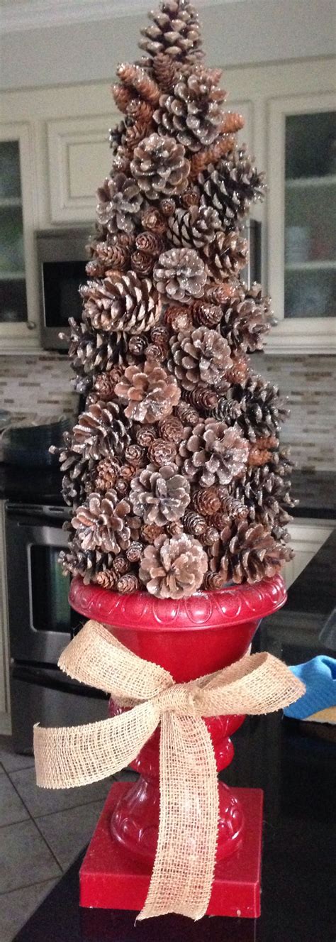 Sparkling Pine Cone Tree