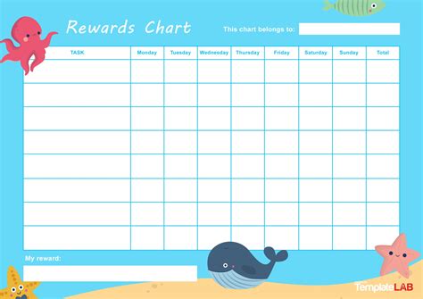 22 Printable Reward Charts for Kids (PDF, Excel & Word)