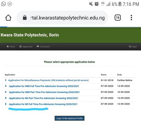 Kwara state polytechnic admission form, 2020/21 - TEAM PLATO REPORTS