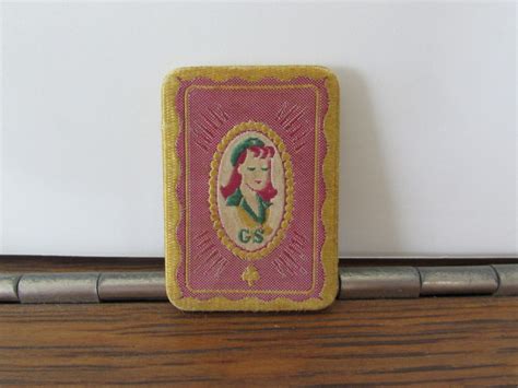 Girl Scout Pin Vintage 1944 Girl Scout Pin Fabric Girl Scout - Etsy