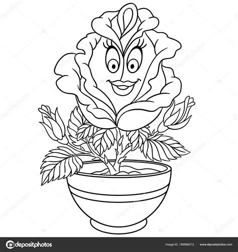 Draw A Rose Flower Pot | Best Flower Site