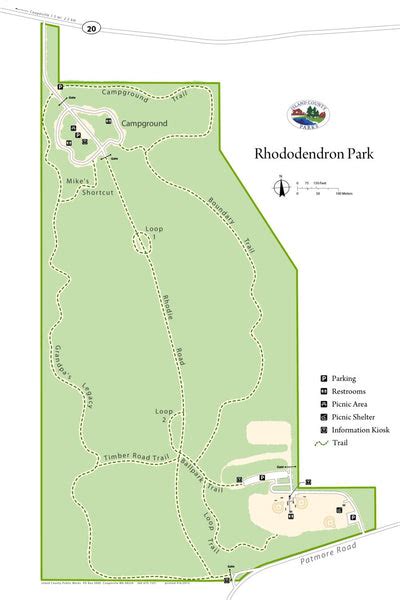 Rhododendron Park Map by Island County | Avenza Maps