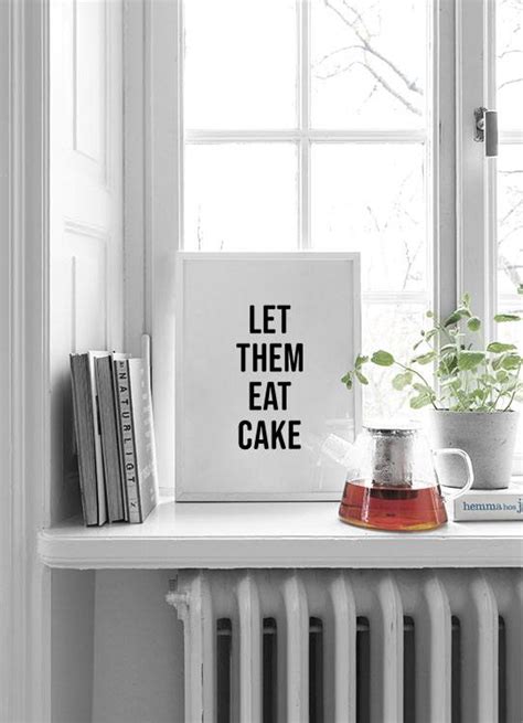 Let Them Eat Cake Poster - Eat cake quote - Desenio.com