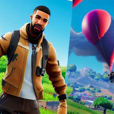 Drake in Fortnite very detailed, full body shot 8K | Stable Diffusion