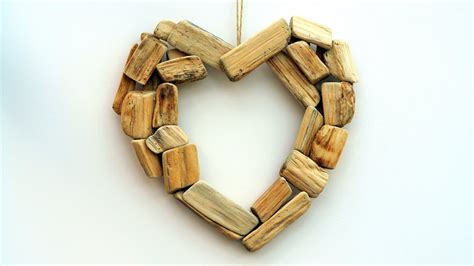 Brown Blocks Heart Shape Wall Mount Ornament · Free Stock Photo
