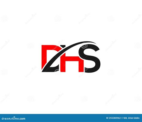 Letter DHS Monogram Logo Design Stock Vector - Illustration of vector ...