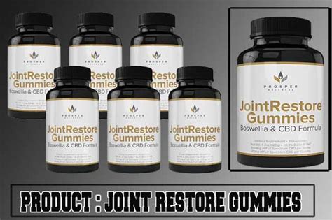 Joint Restore Gummies Review - The Lasting Solution of Joint Pain.