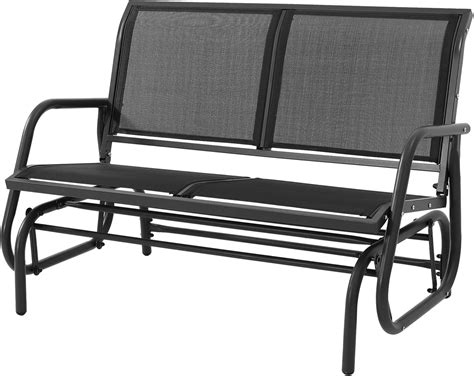 Amazon.com : Jack Post CG-12Z Country Garden Double Glider with Trays, Bronze : Patio Gliders ...