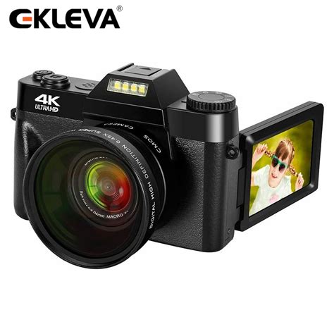 EKLEVA Digital Camera 48MP 4K Camera Vlogging Camera for YouTube 30FPS WIFI 16X Zoom Video ...