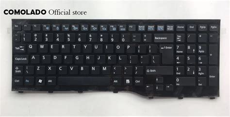 UI English laptop Keyboard For Fujitsu Lifebook AH552 black Keyboard UI Layout-in Replacement ...