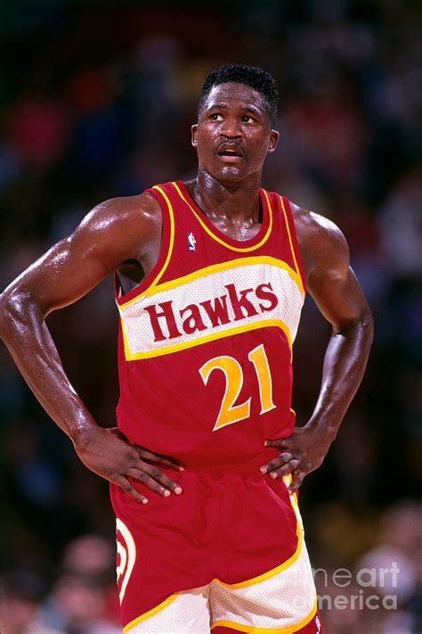 Atlanta Hawks Dominique Wilkins #1 by Nathaniel S. Butler