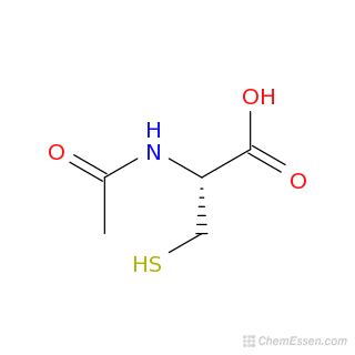 N-Acetyl-L-cysteine Structure - C5H9NO3S - Over 100 million chemical compounds | CCDDS