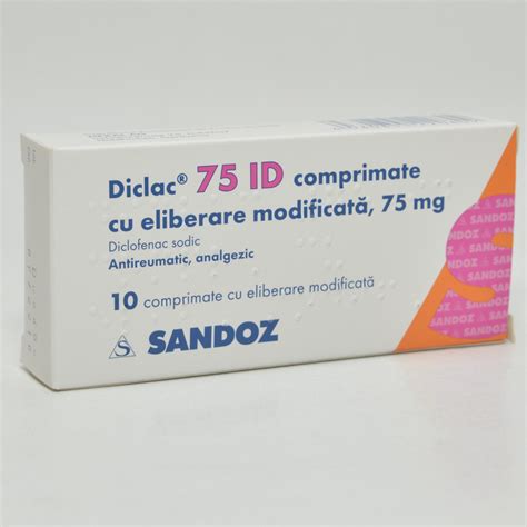 Diclac 75mg, 10 comprimate | Catena.ro