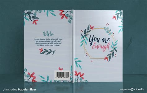 You Are Enough Book Cover Design Vector Download