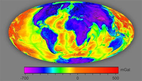 ESA - Bouguer gravity anomaly