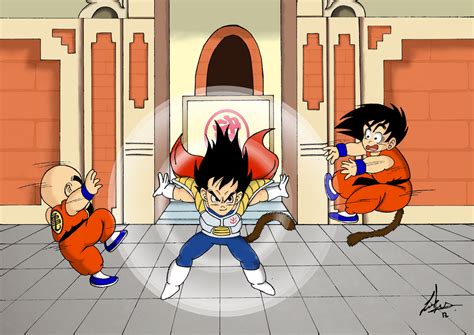 Dragon Ball Kid Vegeta vs kid Goku and Kid Krillin by Il-Piccolo-Torero on DeviantArt