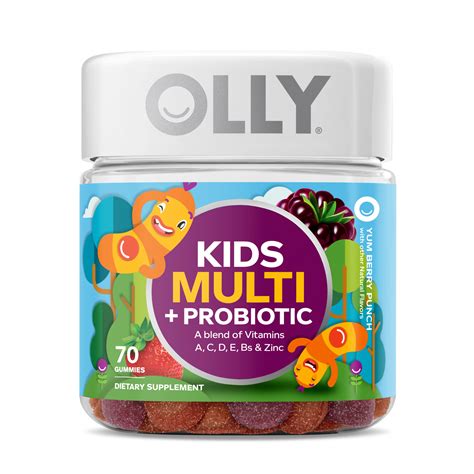 OLLY Kids Multi + Probiotic - 70ct - Walmart.com - Walmart.com