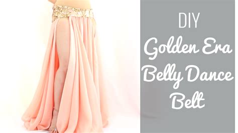 DIY Golden Era Belly Dance Belt - SPARKLY BELLY