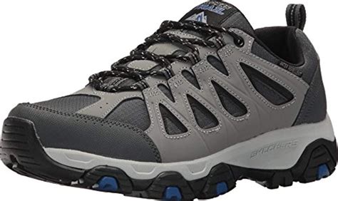 Skechers Terrabite Oxford Trail Walking Hiking Shoe in Charcoal/Black (Gray) for Men - Lyst